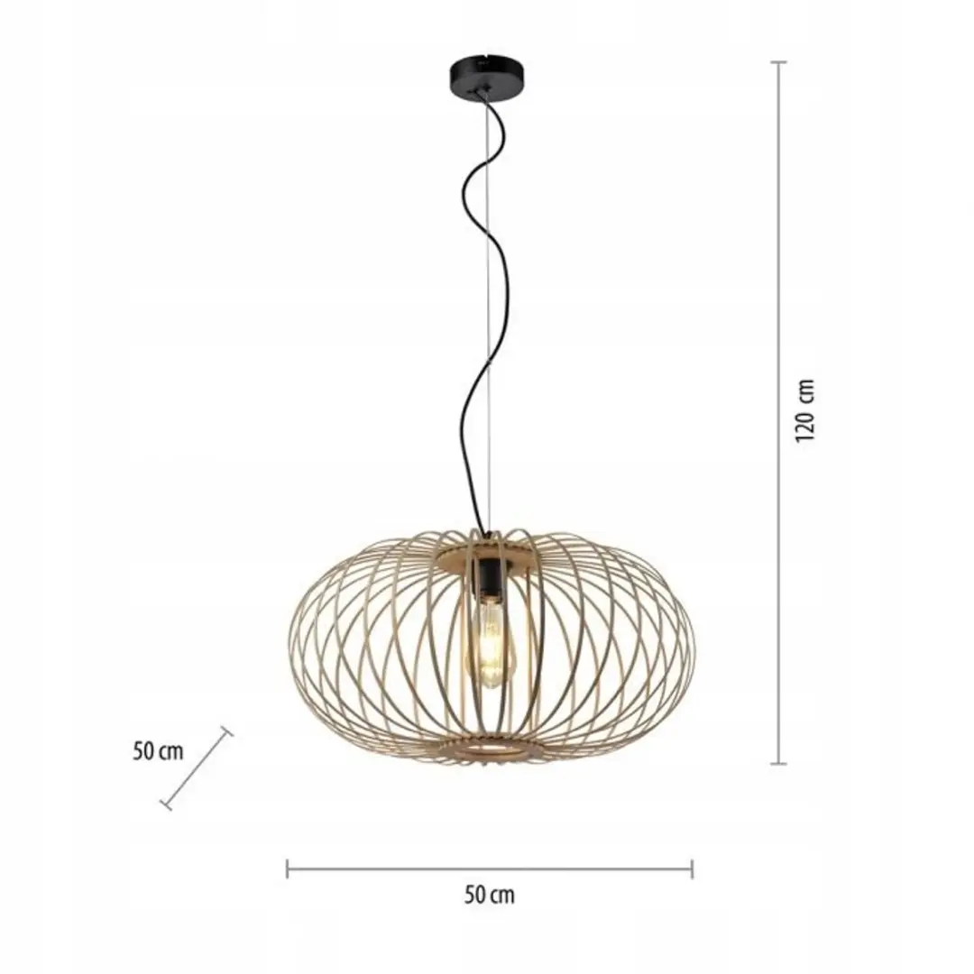 Paul Neuhaus RACOON Hanglamp E27 - 50cm - afbeelding 3 van 5