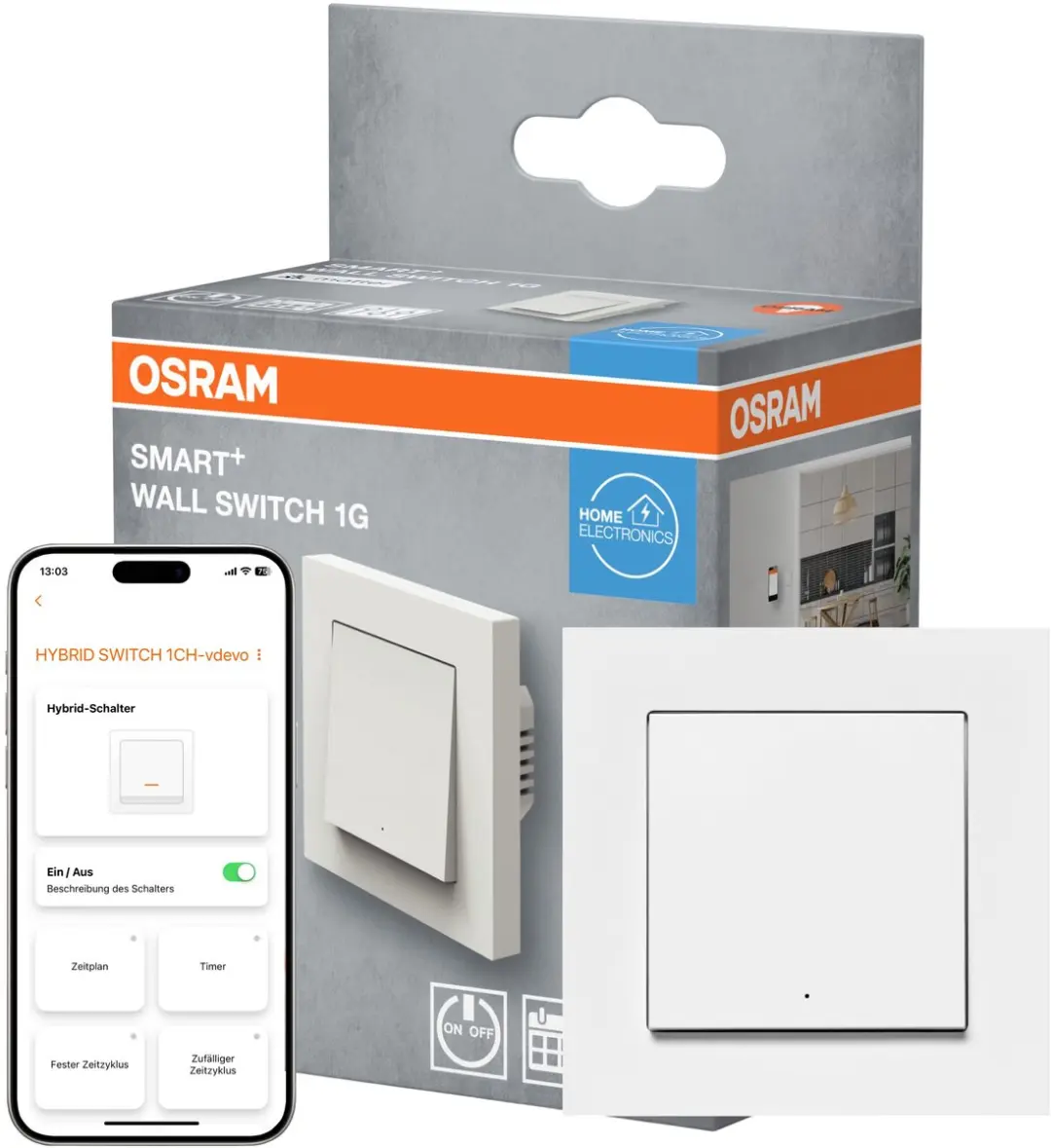 Osram SMART+ MATTER Wandschakelaar 1-kanaals - afbeelding 4 van 6