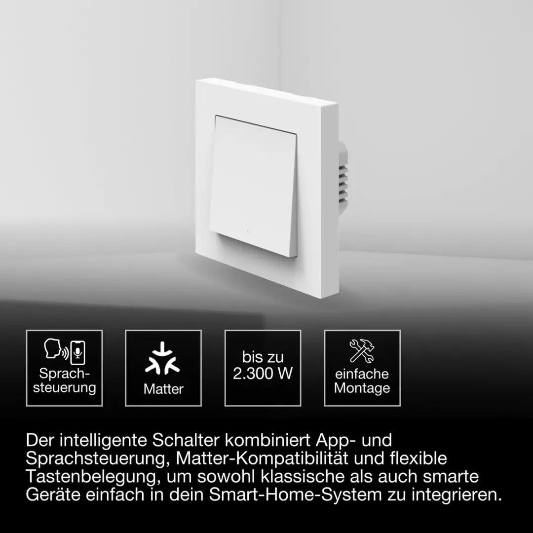 Osram SMART+ MATTER Wandschakelaar 1-kanaals - afbeelding 6 van 6
