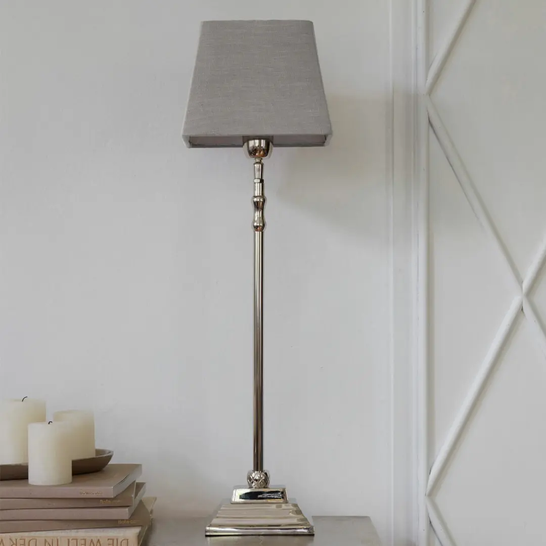 Loberon Lampenkap Linderas - Taupe - afbeelding 3 van 6