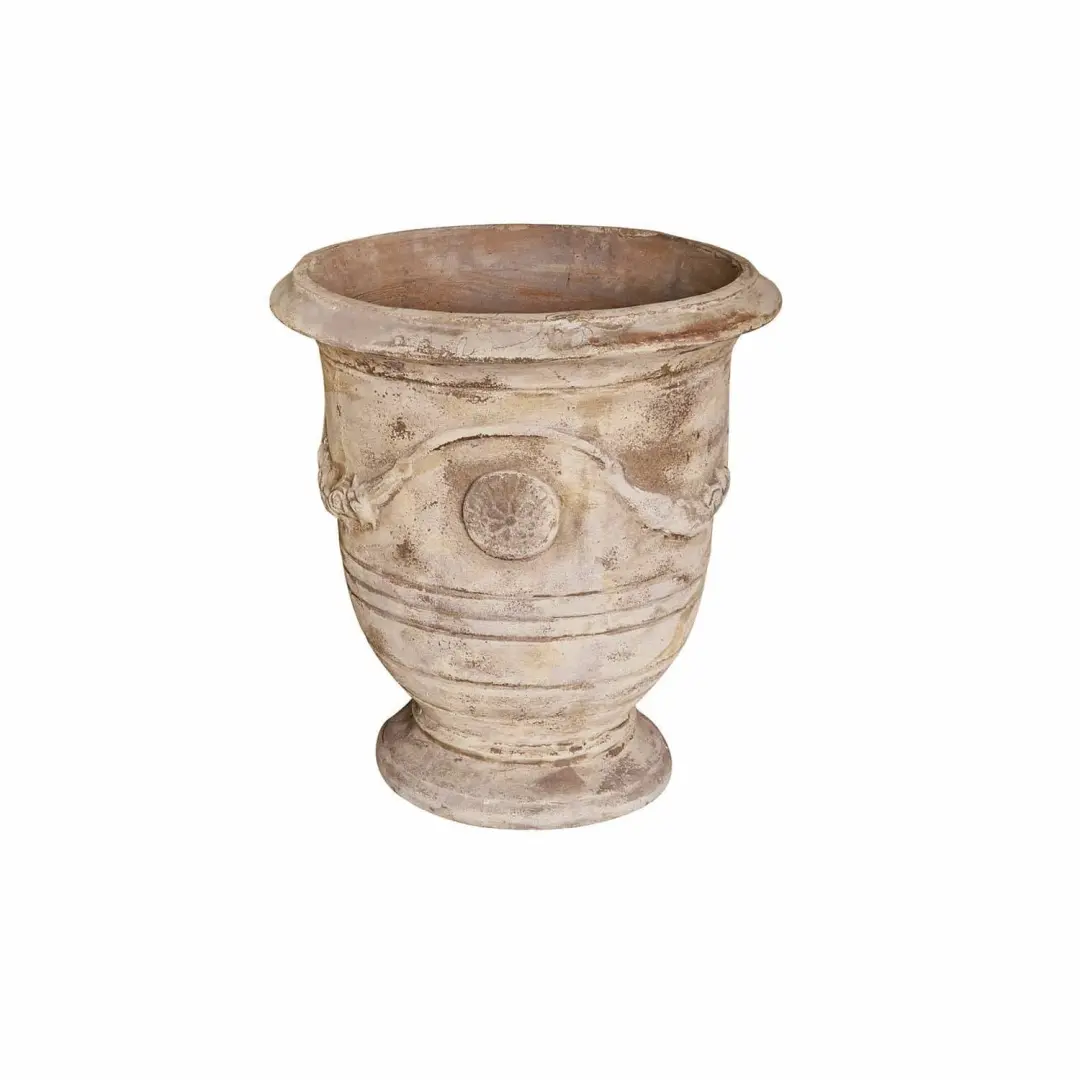 Loberon Garwood Sierpot - 49cm antiekbeige - afbeelding 4 van 6