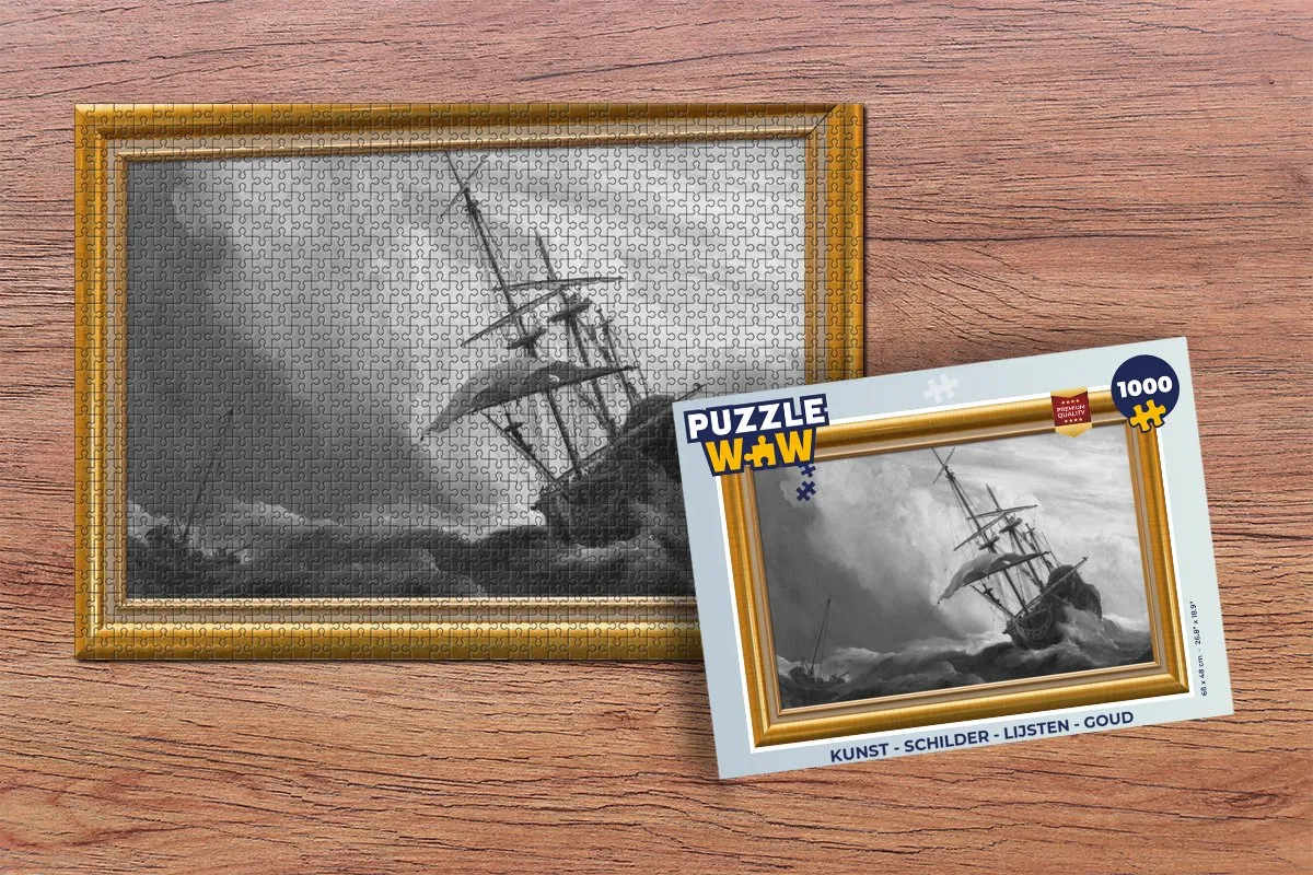PuzzleWow Kunst Schilderij Legpuzzel 1000 Stuks - Multicolor