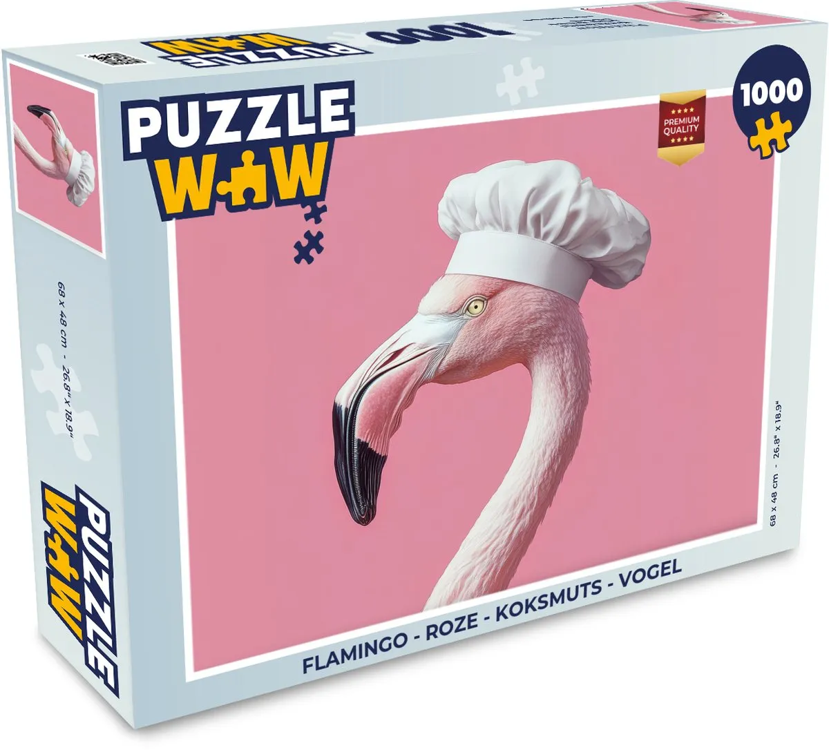 PuzzleWow Flamingo Legpuzzel 1000 Stuks
