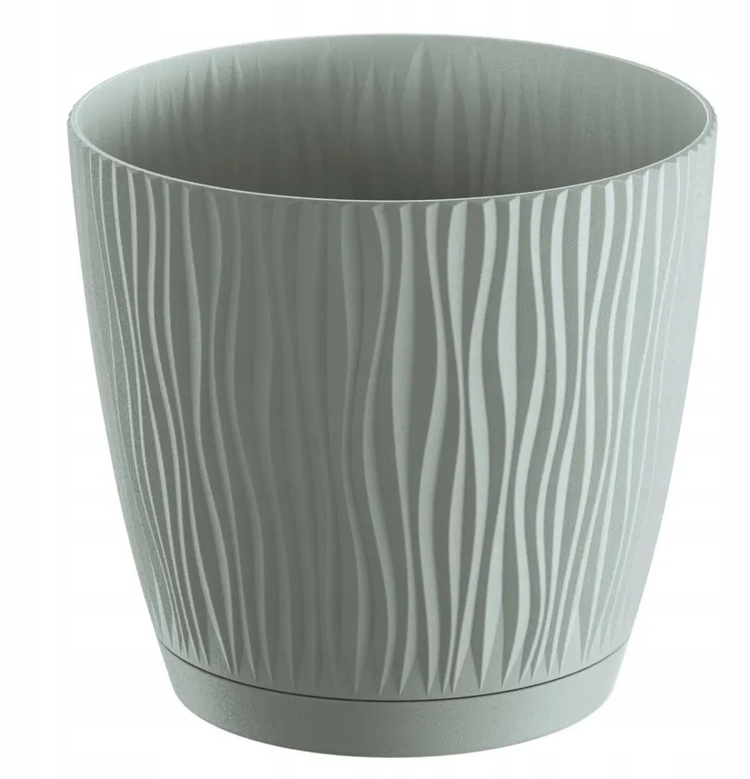 Prosperplast Sandy Pottenset Schotel 10,8 cm Mokka Kunststof