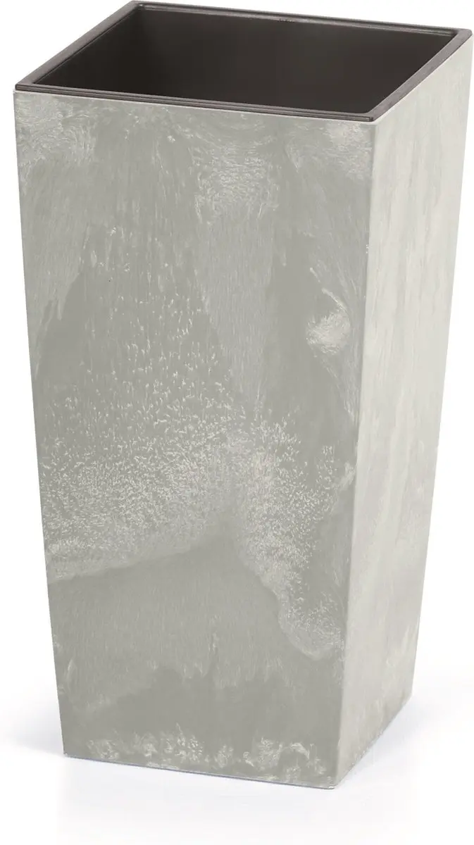 Prosperplast Urbi Square Effect Bloempot 27x27x50cm - Beton