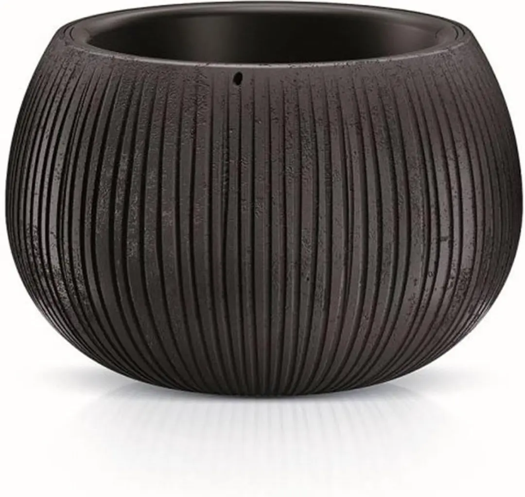 Prosperplast Beton Bowl bloempot met inzet
