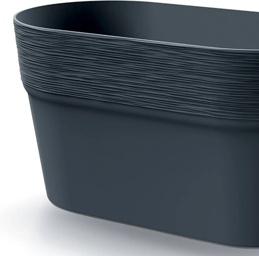 Prosperplast Windsor Plantenpot - Antraciet 6L - afbeelding 3 van 3