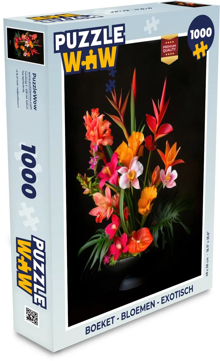 PuzzleWow Puzzel Boeket 1000 Stuks