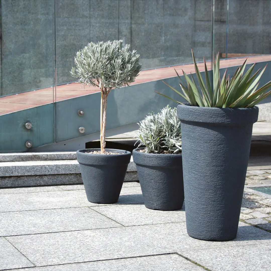 Prosperplast Flower Tower Plantenpot 42L - Antraciet - afbeelding 4 van 6