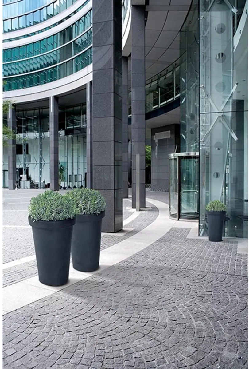 Prosperplast Flower Tower Plantenpot 42L - Antraciet - afbeelding 3 van 6