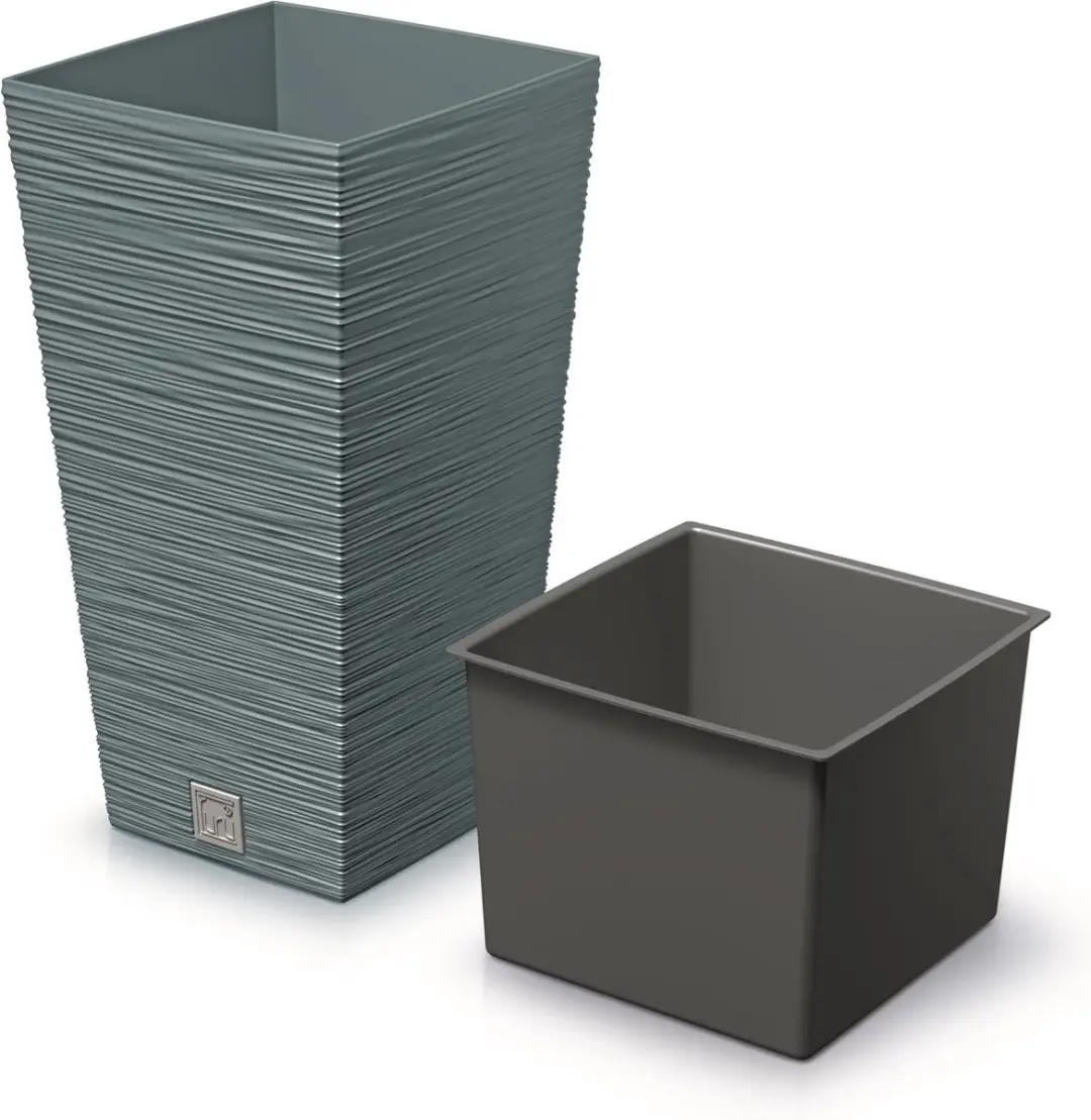 Prosperplast FURU SQUARE Bloempot 11.4L - Blauw - afbeelding 2 van 2