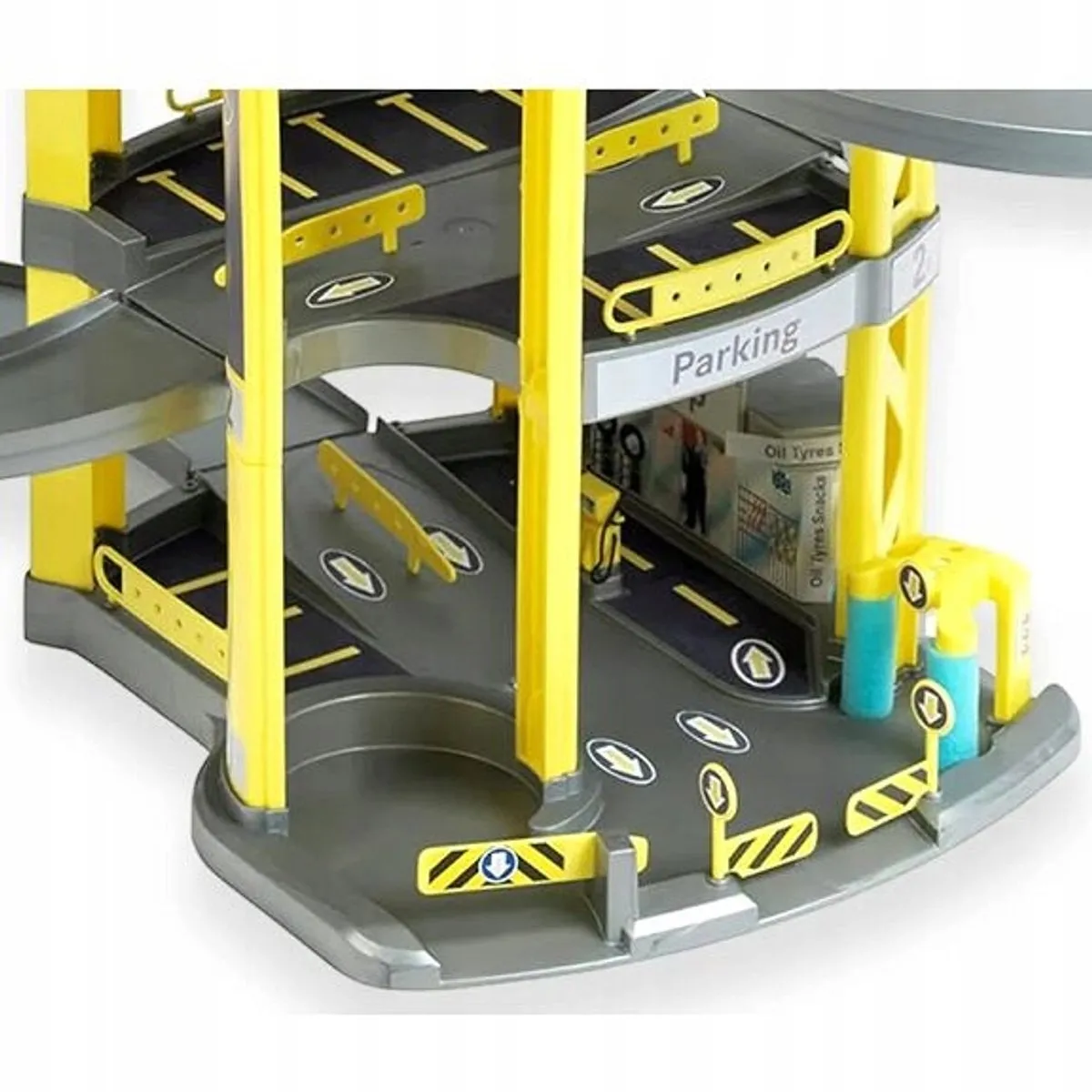 Mercedes-Benz Parkeergarage 4 Niveaus - Wasstraat & Tankstation - Geel/Grijs