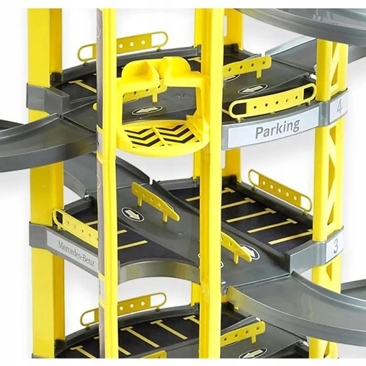 Mercedes-Benz Parkeergarage 4 Niveaus - Wasstraat & Tankstation - Geel/Grijs