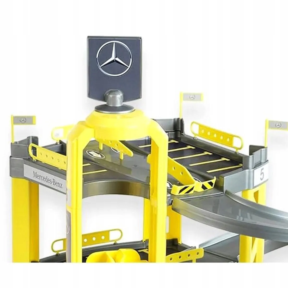 Mercedes-Benz Parkeergarage 4 Niveaus - Wasstraat & Tankstation - Geel/Grijs