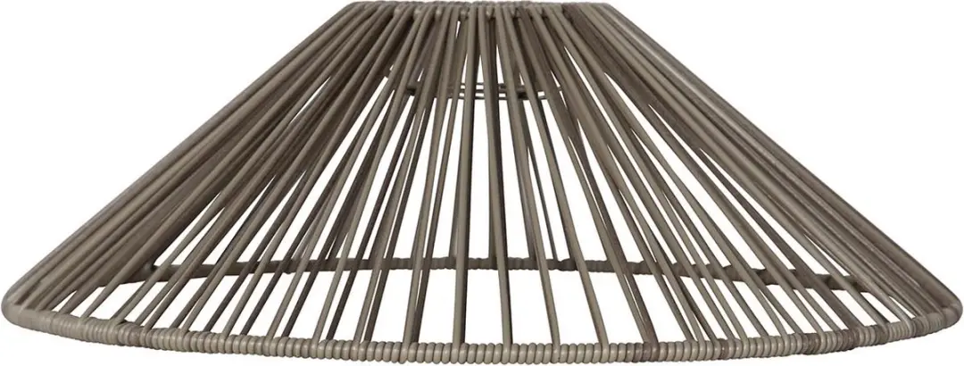 Star Trading lampenkap Vide, rotan, beige, E27, buiten, ? 38 cm