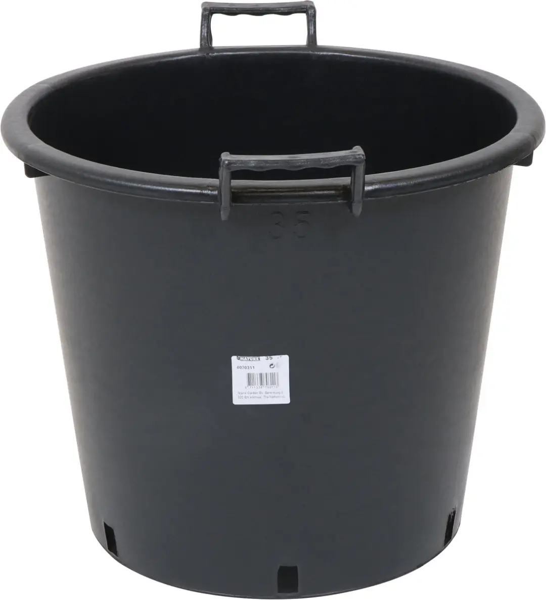 Ritzi container zwart 35l H37x dia. 45cm