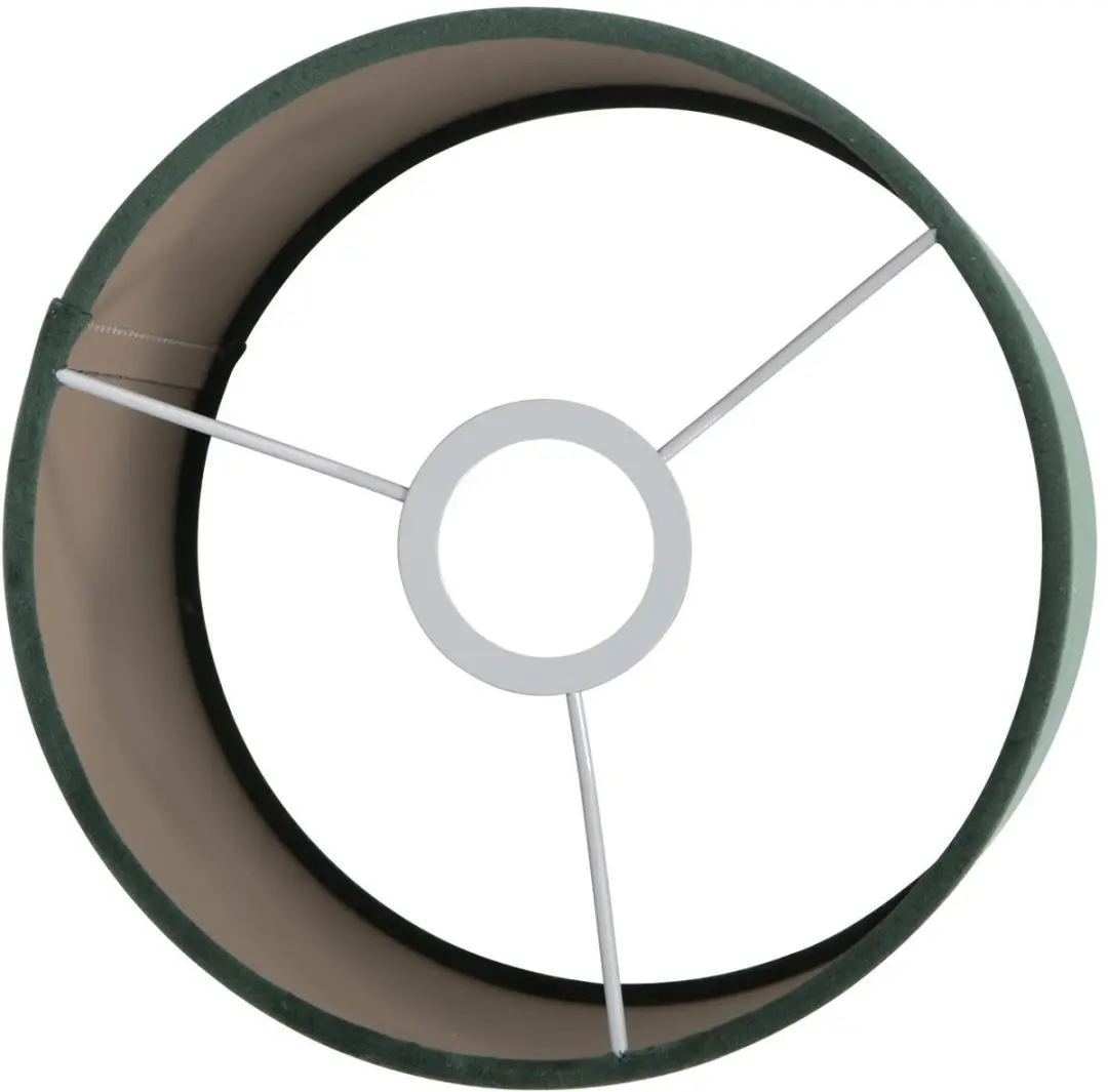 Steinhauer Groene Velours Lampenkap ⌀20cm E27 - afbeelding 3 van 6