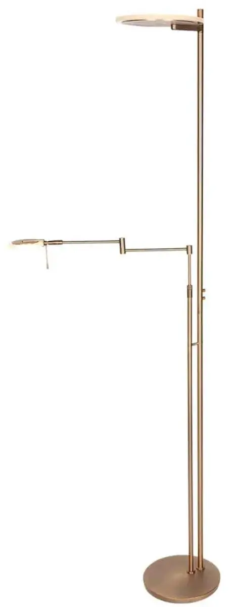 Steinhauer Turound 2663BR Vloerlamp - Bruin - 40W 2200K/4000K - afbeelding 2 van 6