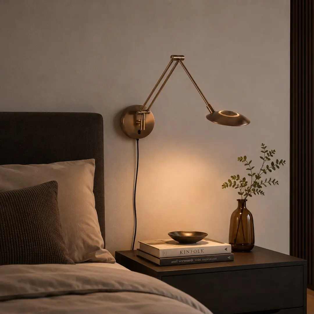 Steinhauer Zenith2 Wandlamp - 1x8W LED - Brons - afbeelding 5 van 6