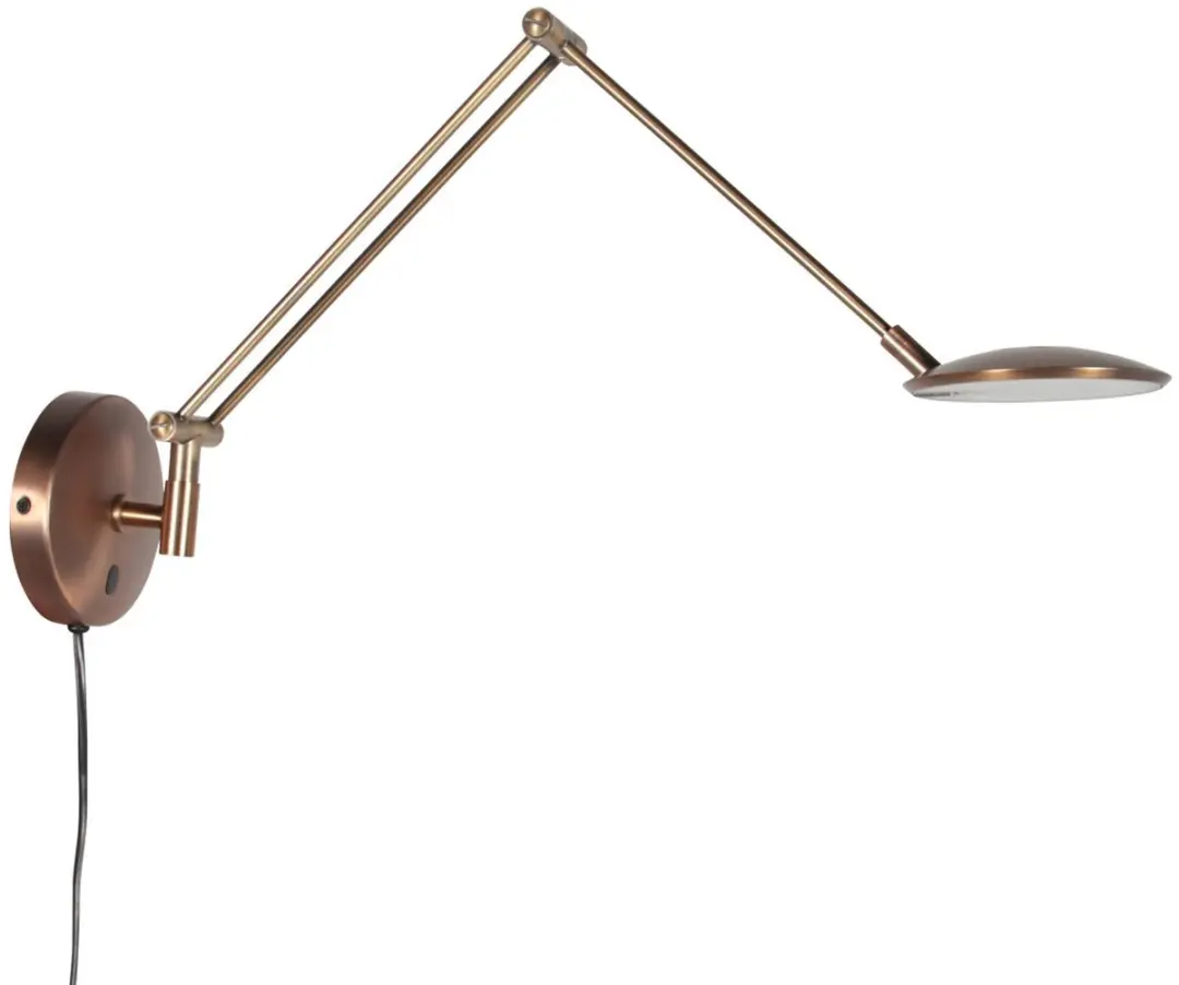 Steinhauer Zenith2 Wandlamp - 1x8W LED - Brons - afbeelding 2 van 6