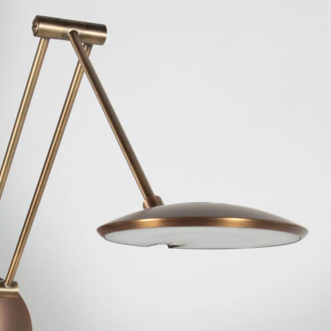 Steinhauer Zenith2 Wandlamp - 1x8W LED - Brons - afbeelding 4 van 6