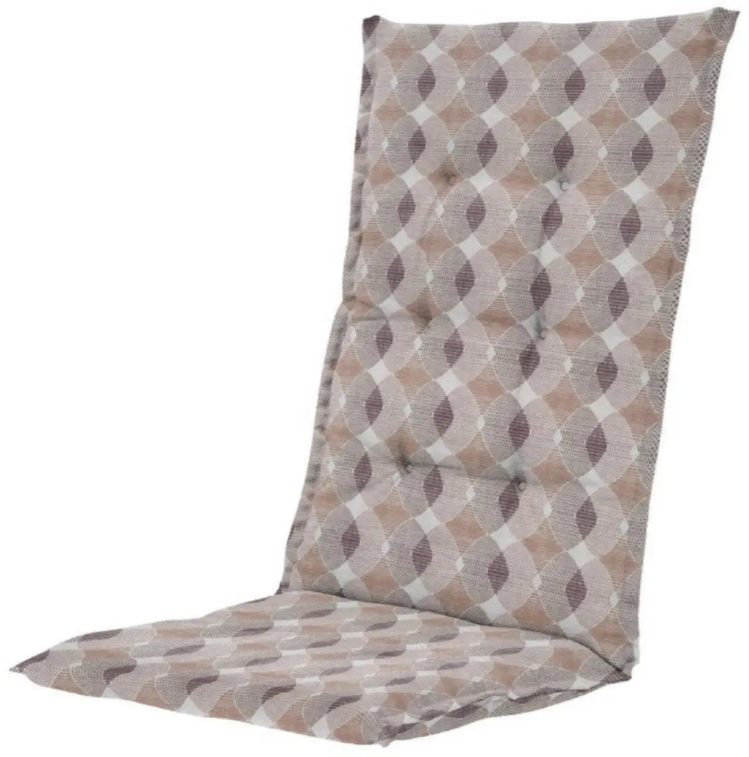 4 x Tuinkussen hoge rug Madison 123 x 50cm Ray Mocca