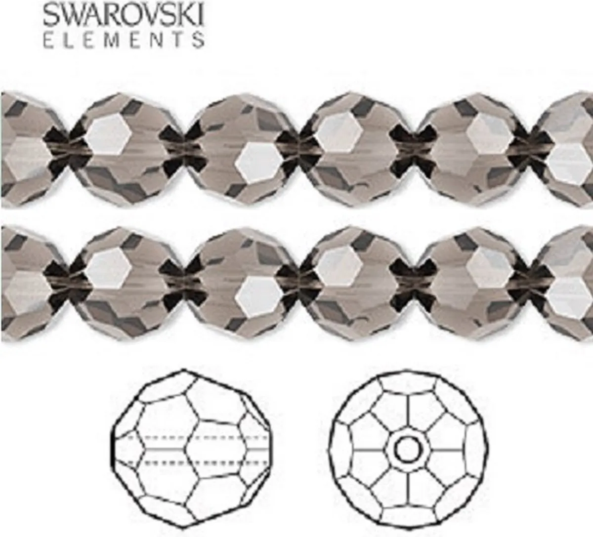 Swarovski Elements Ronde Kralen 8mm