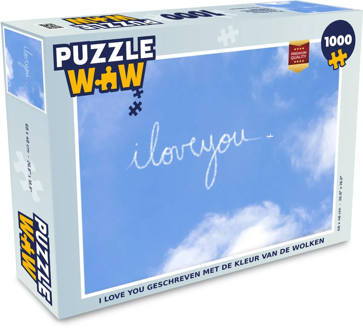 PuzzleWow Wolken Legpuzzel 1000 Stuks
