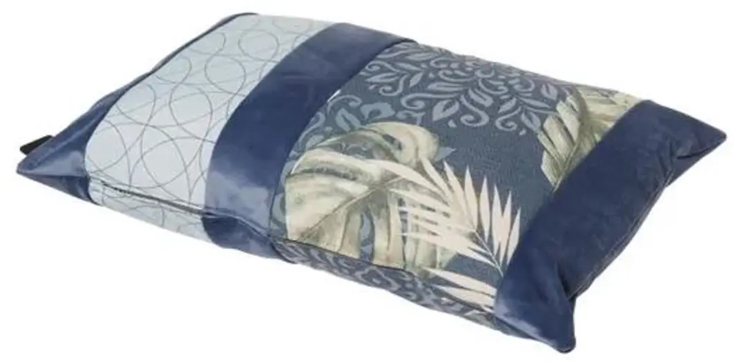 Madison sierkussen 60x40 cm Velvet match dark blue