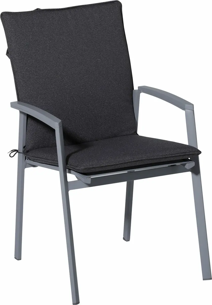 Madison Stapelstoel Tuinkussen Manchester Grey 105x50 - afbeelding 4 van 4