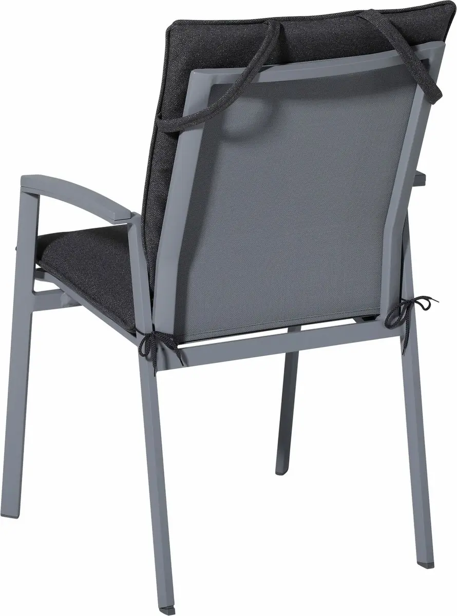 Madison Stapelstoel Tuinkussen Manchester Grey 105x50 - afbeelding 3 van 4