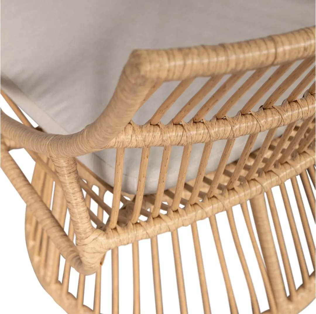 WOOOD Alatna Fauteuil - Naturel 80x64x53 - afbeelding 3 van 6