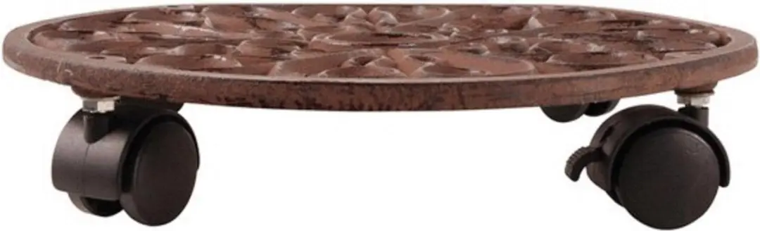 Esschert Design Plantentrolley Rond