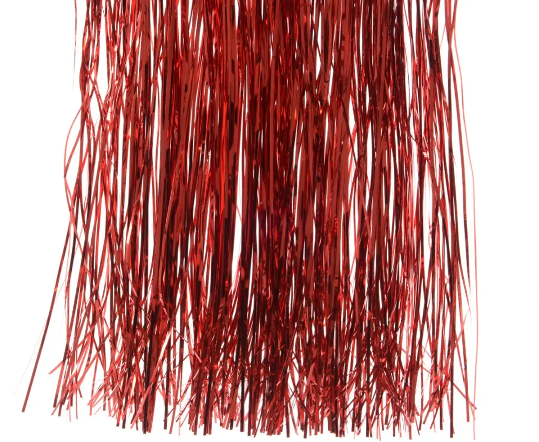 Decoris Lametta Kerstversiering Rood 50x40cm - afbeelding 4 van 6