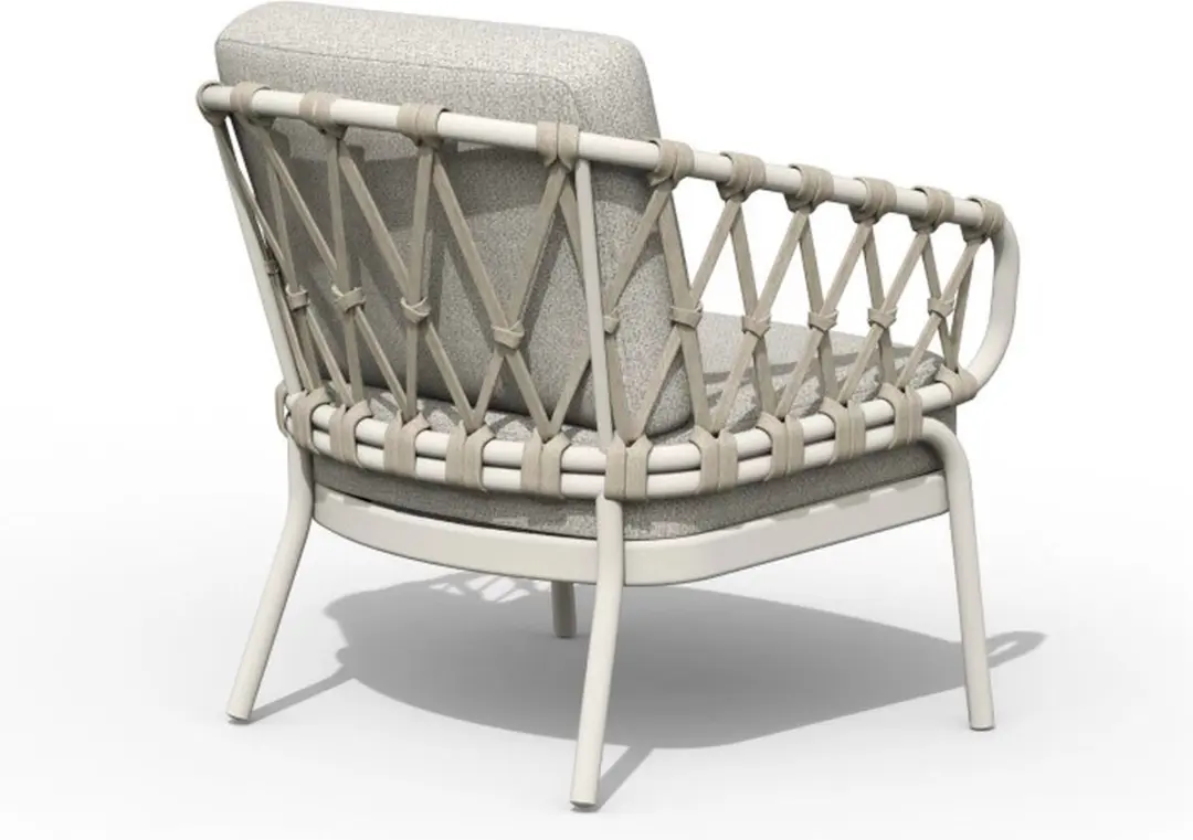 Tierra Outdoor Natal Low Diningstoel - Creme-wit - 2 Kussens - afbeelding 4 van 4
