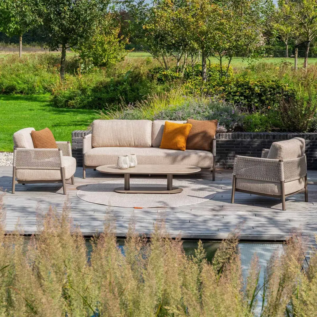 4 Seasons Savanne Loungestoel Terre - afbeelding 6 van 6
