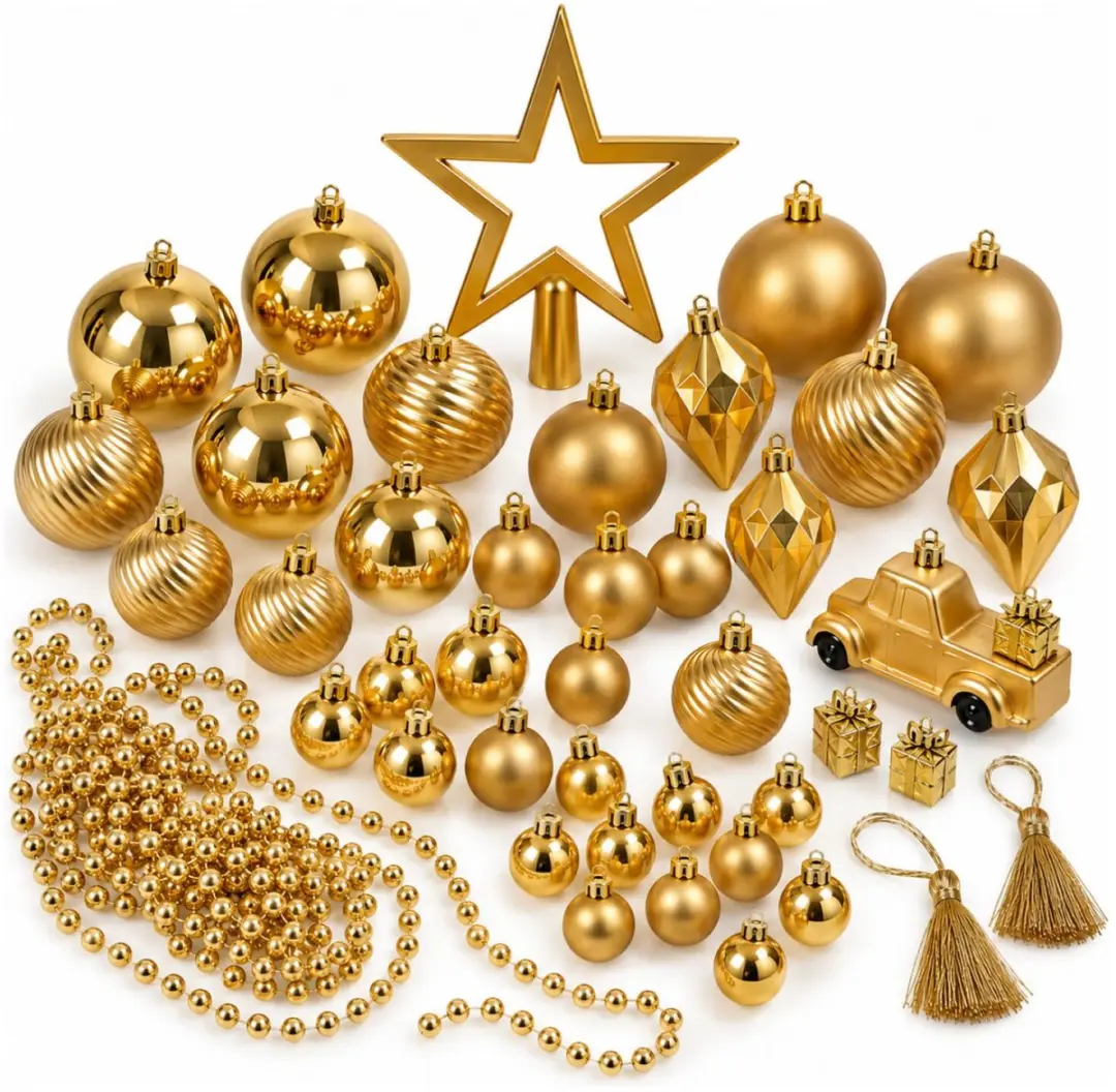 Decoris kerstdecoratie set