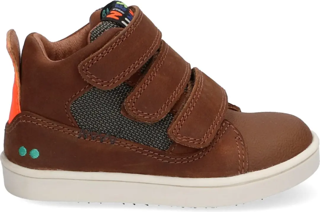 Patrick Pit Hoge Sneakers Jongens Bruin