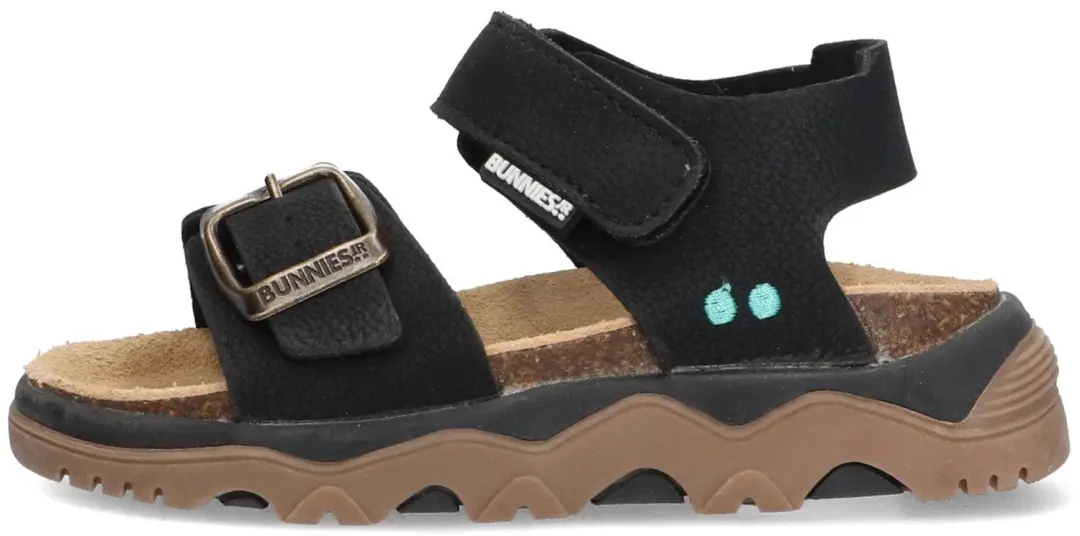 BunniesJR Raf Rock Sandalen Jongens - Zwart - afbeelding 6 van 6
