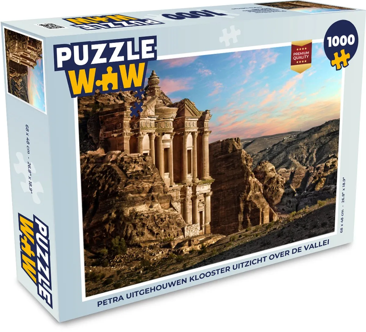 PuzzleWow Petra Klooster Uitzicht Legpuzzel 1000 Stuks