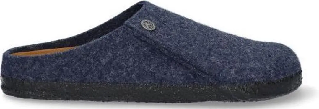 Birkenstock Zermatt Standard WZ Narrow Dames Sloffen - Dark Blue - Maat 39