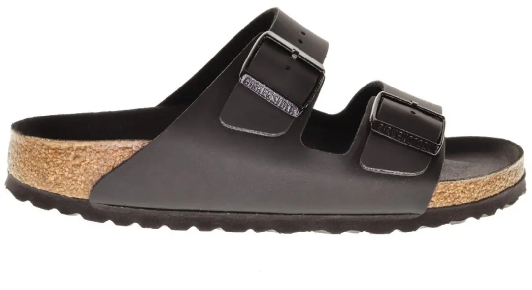 Birkenstock Arizona Birko-Flor Slides - 41 - Zwart - afbeelding 3 van 6