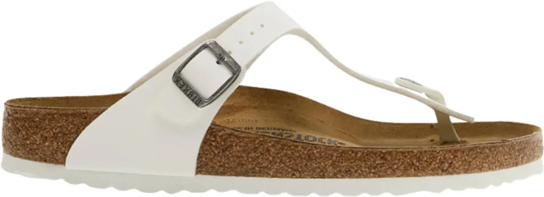 Birkenstock Gizeh Birko-Flor Wit Dames Slipper
