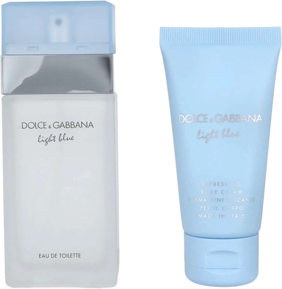 Dolce & Gabbana Light Blue Geschenkset - 50ml Parfum & Bodycream