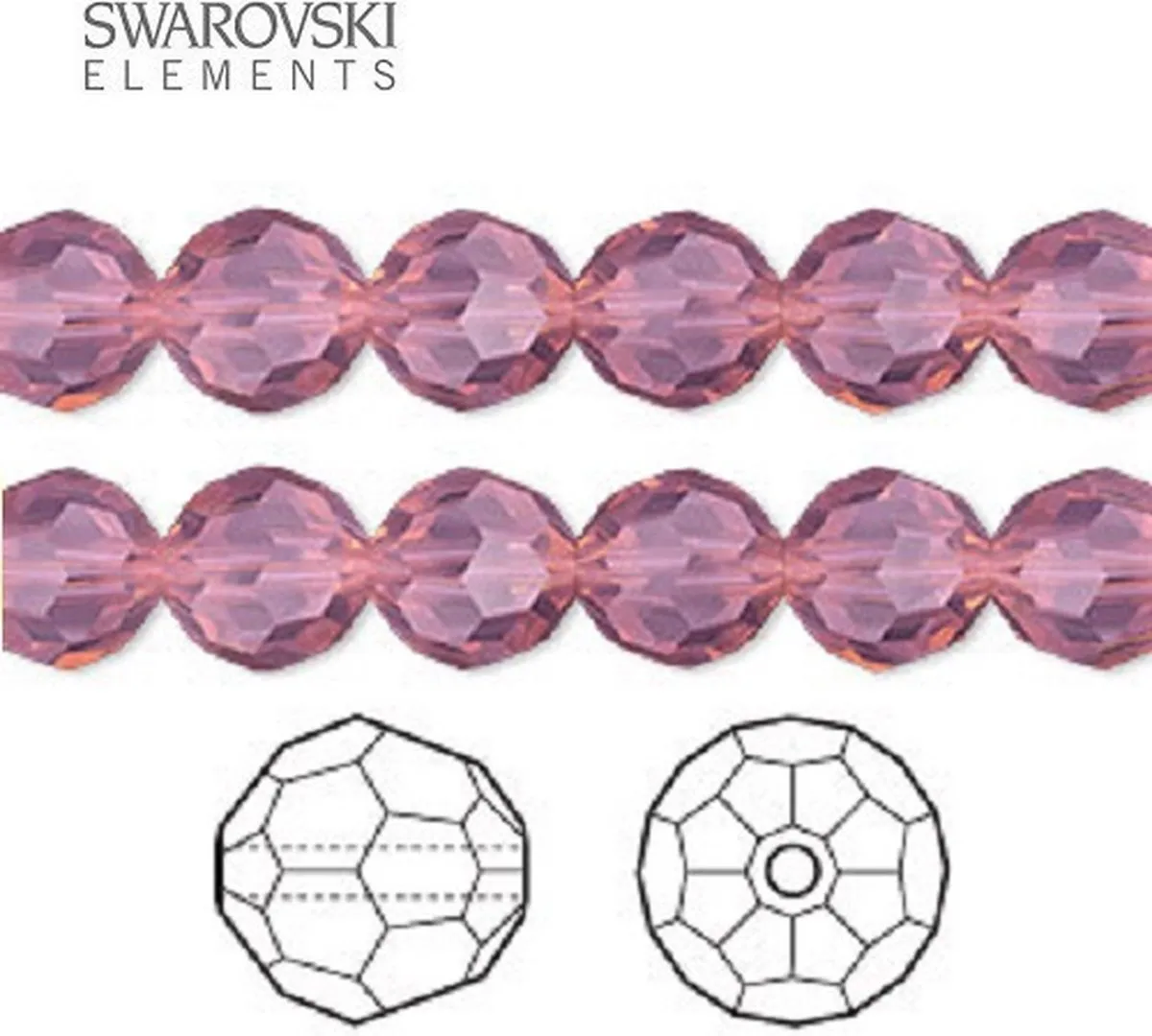 Swarovski Elements Ronde Kralen 8mm