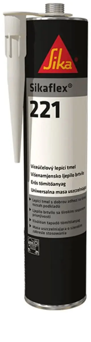 Sika Sikaflex-221 Multifunctionele Afdichtkit 300ml - Zwart - afbeelding 5 van 6
