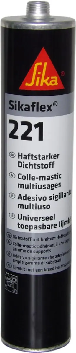 Sika Sikaflex-221 Multifunctionele Afdichtkit 300ml - Zwart - afbeelding 6 van 6