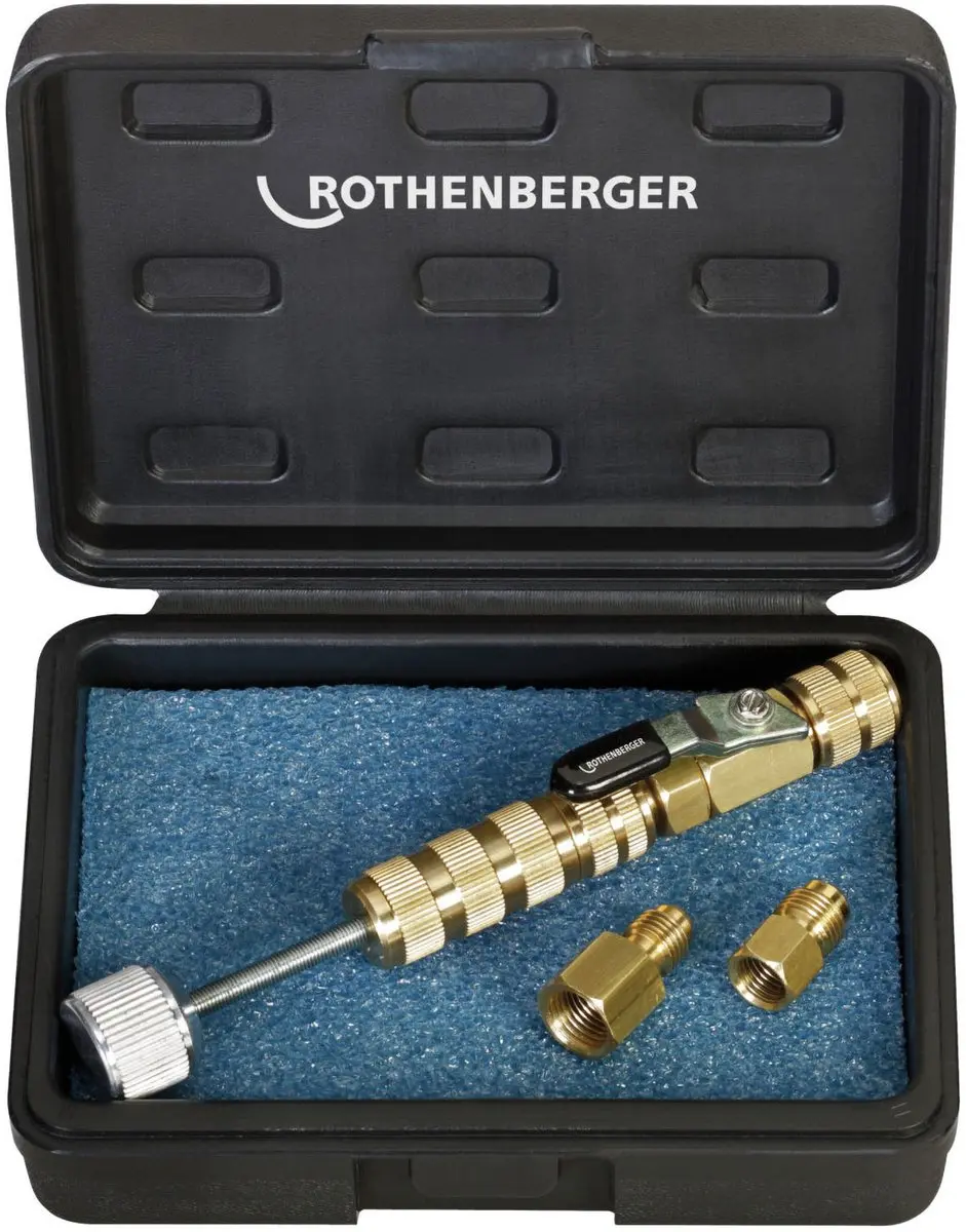 Rothenberger Schraderklepgereedschap 1/4" 5/16" - Zilver - afbeelding 3 van 3