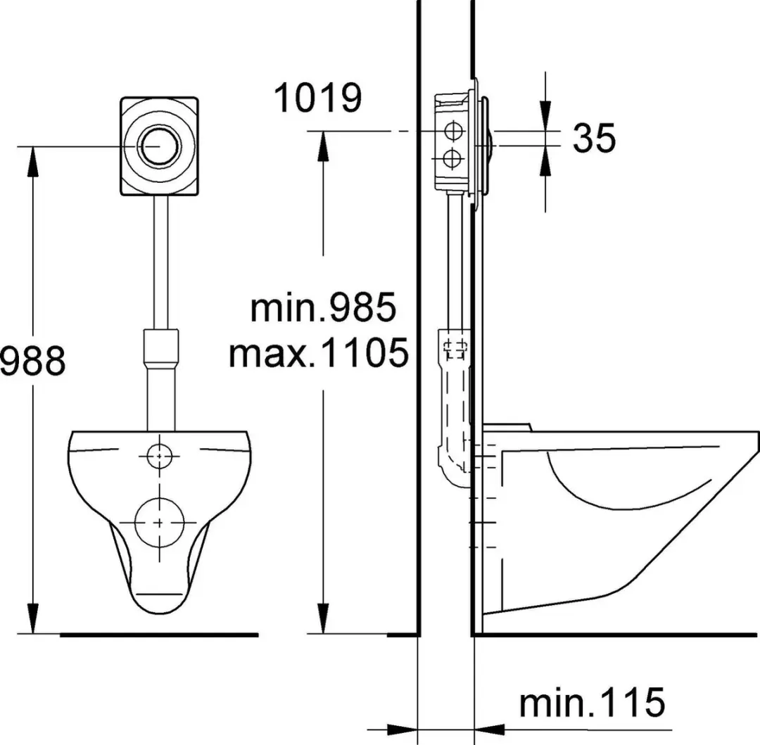 Grohe Surf Bedieningspaneel Wit - afbeelding 5 van 6