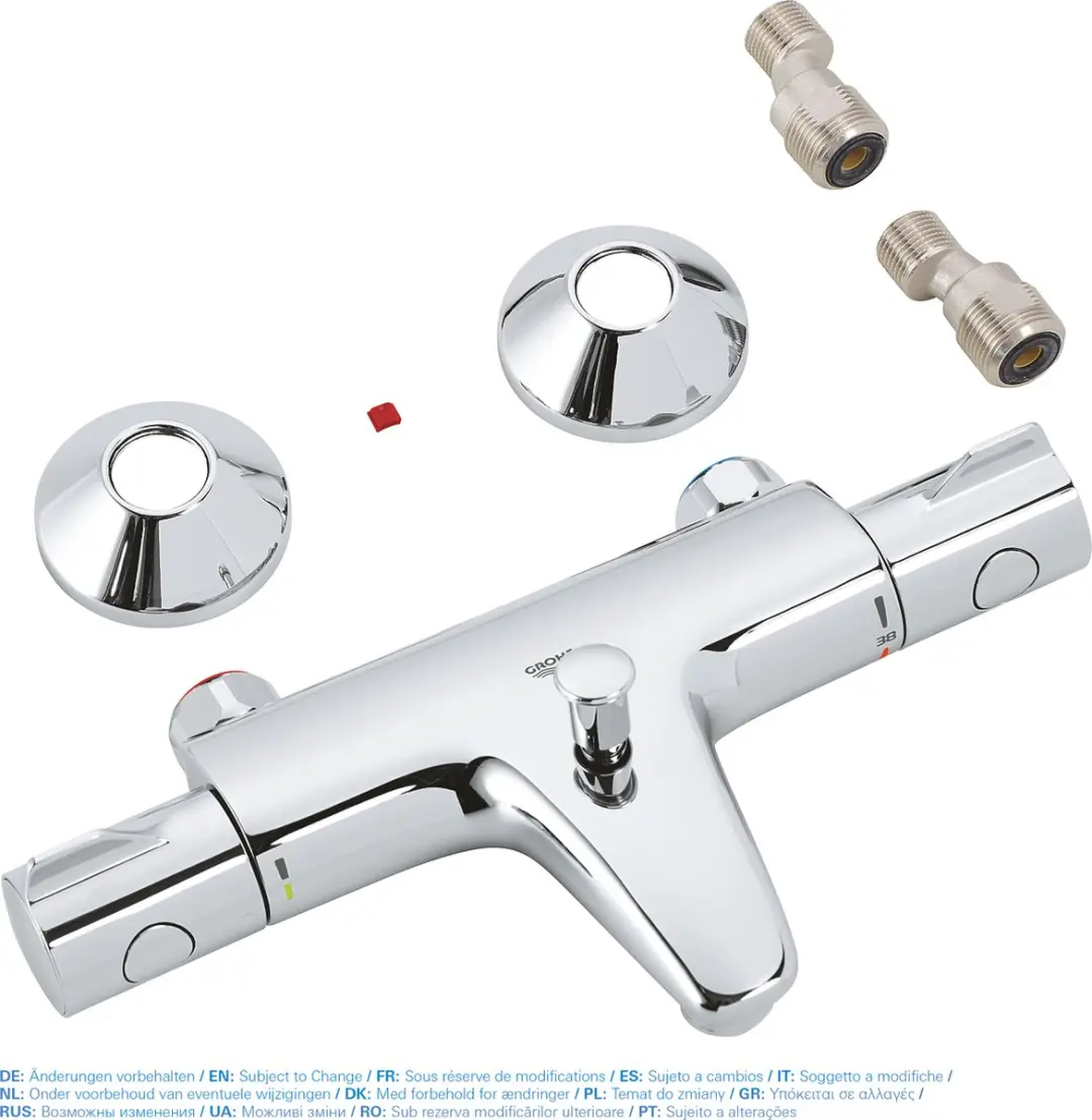 Grohe Grohtherm 800 Thermostatische Badkraan 15cm - Chroom - afbeelding 6 van 6